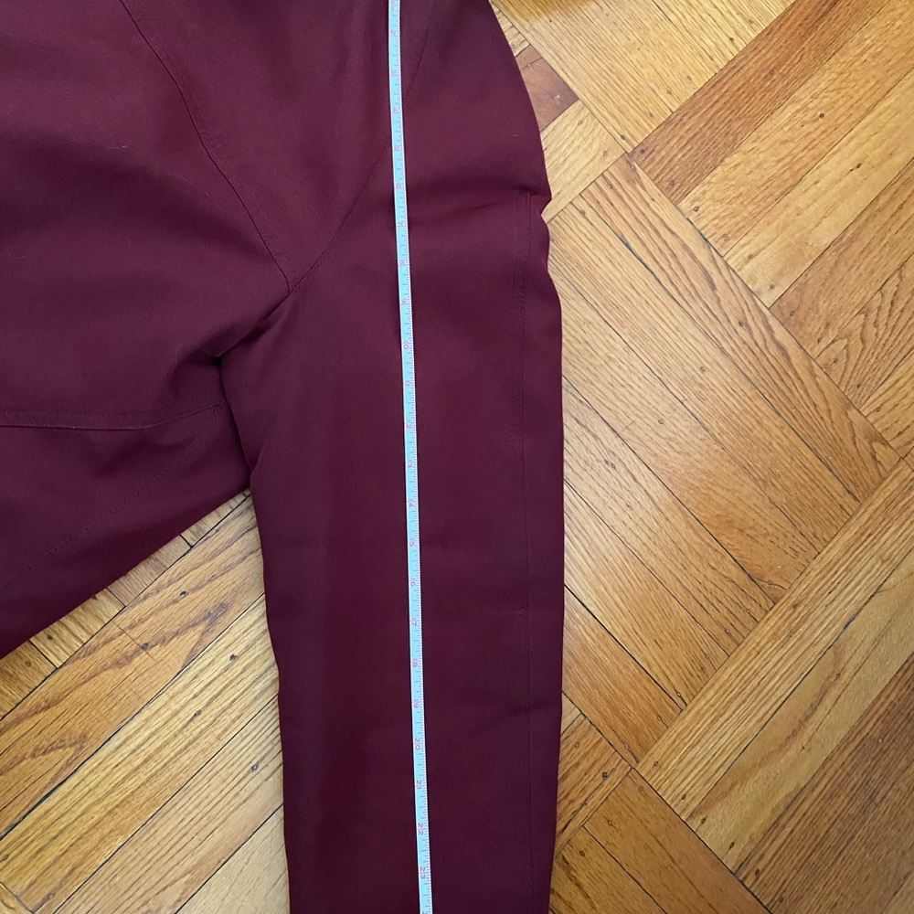 Women's ILGWU Vintage Burgundy Hooded Faux Fur Coat - Picture 9 of 16
